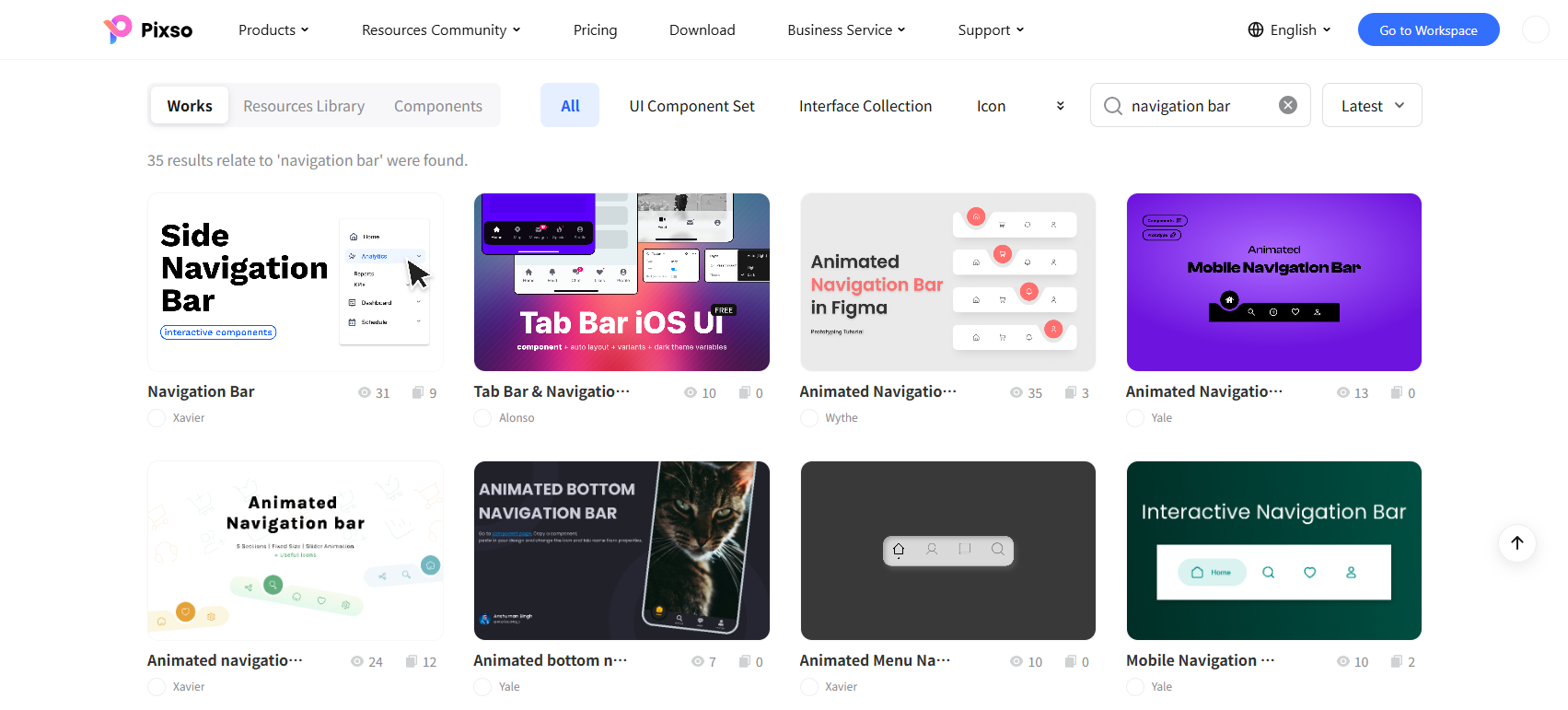 navigation bar design