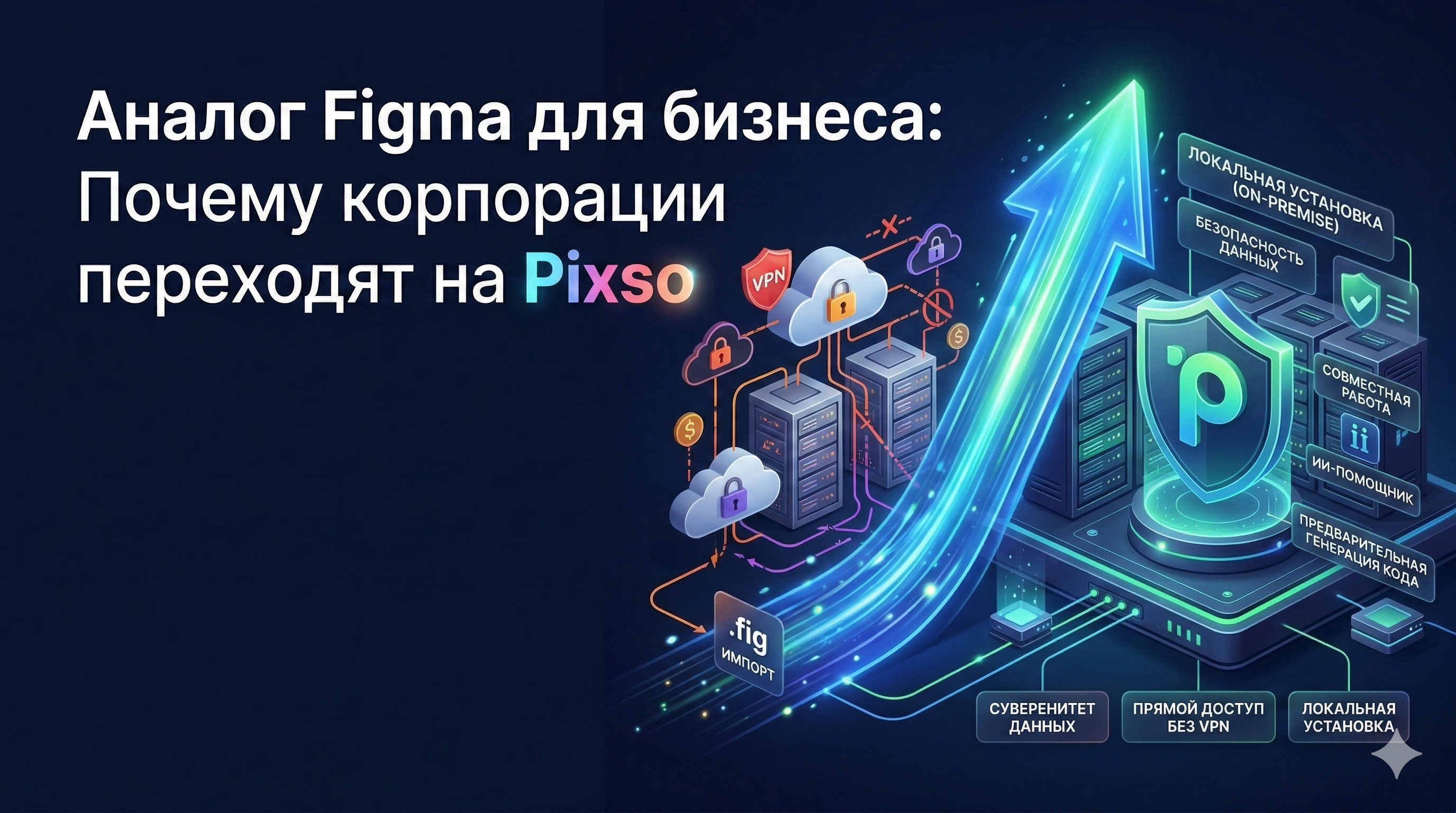  Аналог Figma для бизнеса: Почему корпорации переходят на Pixso