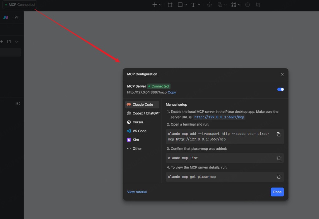 Enable Local MCP