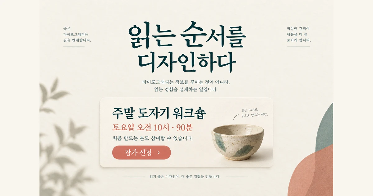 [가이드]디자인 기초--타이포그래피 디자인