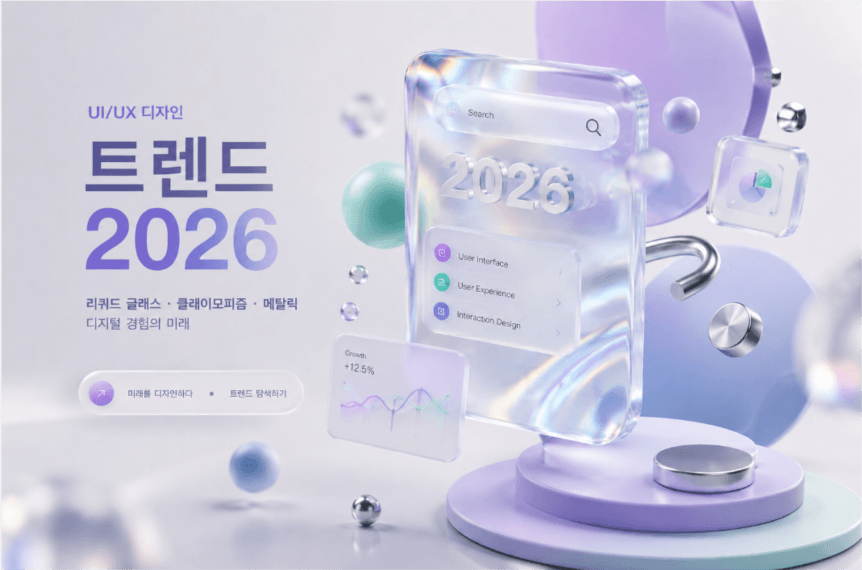  2026 UXUI 트렌드 완전 정복: 디자이너라면 반드시 알아야 할 7가지 핵심 흐름