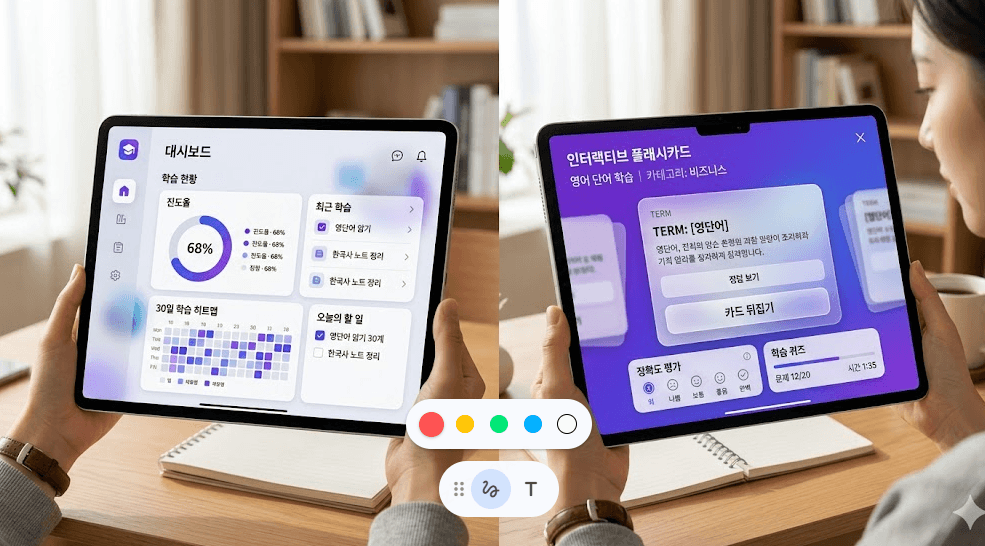 학습앱 UI 디자인