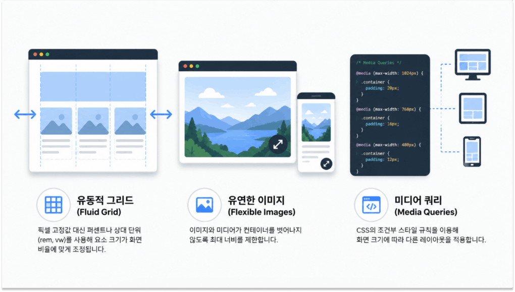 반응형 디자인 만들기