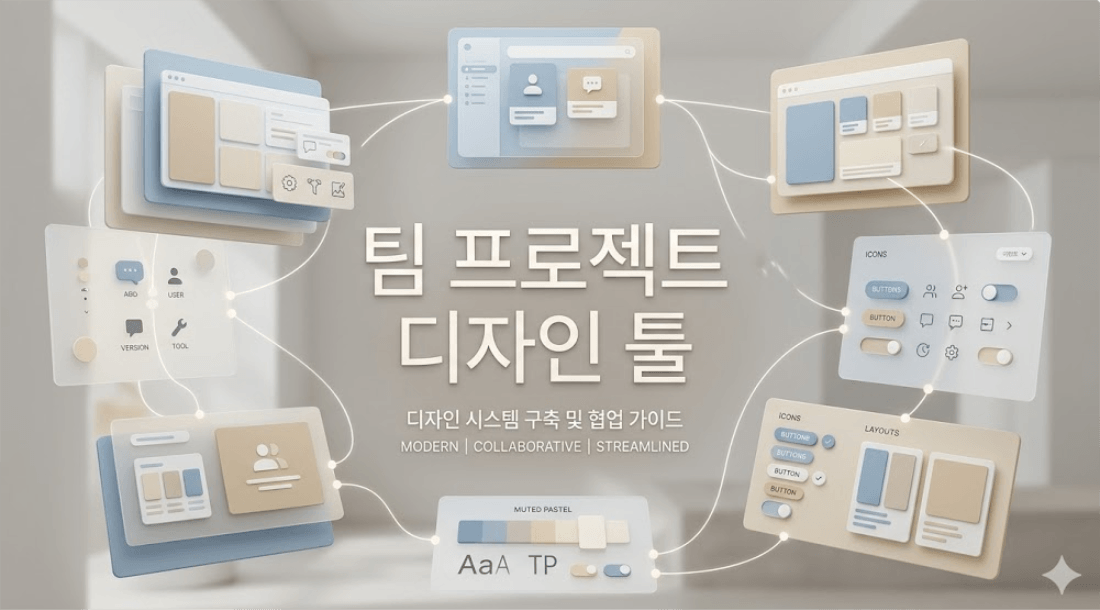  성공적인 UI 설계를 위한 팀 프로젝트 디자인 툴 선택법